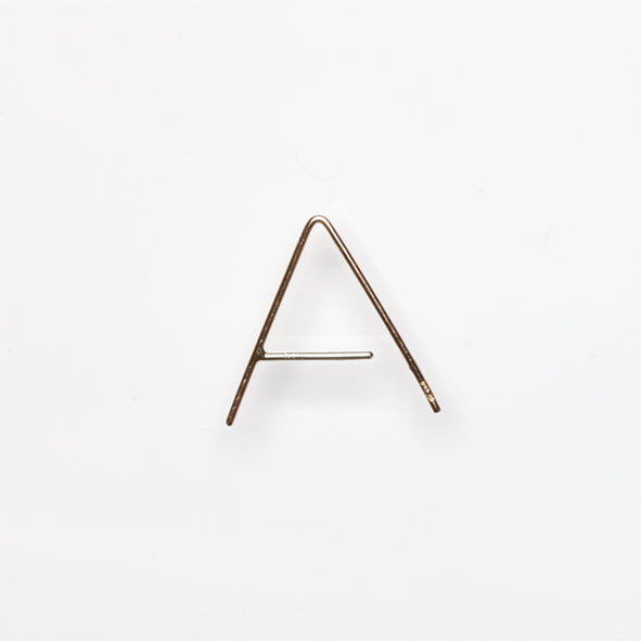 26 letters earring "A"