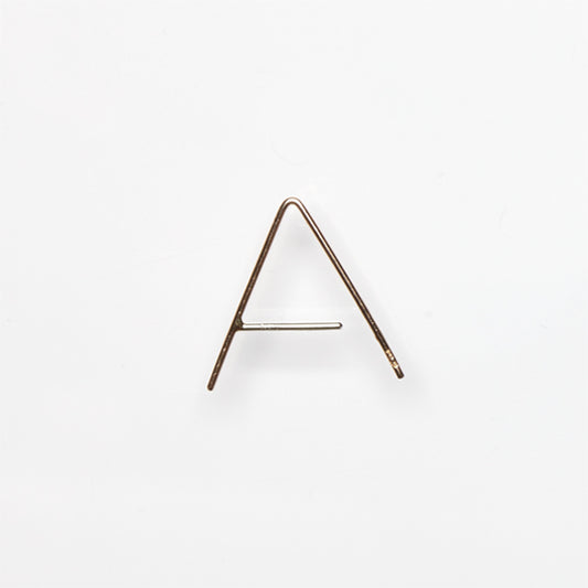 26 letters earring "A"
