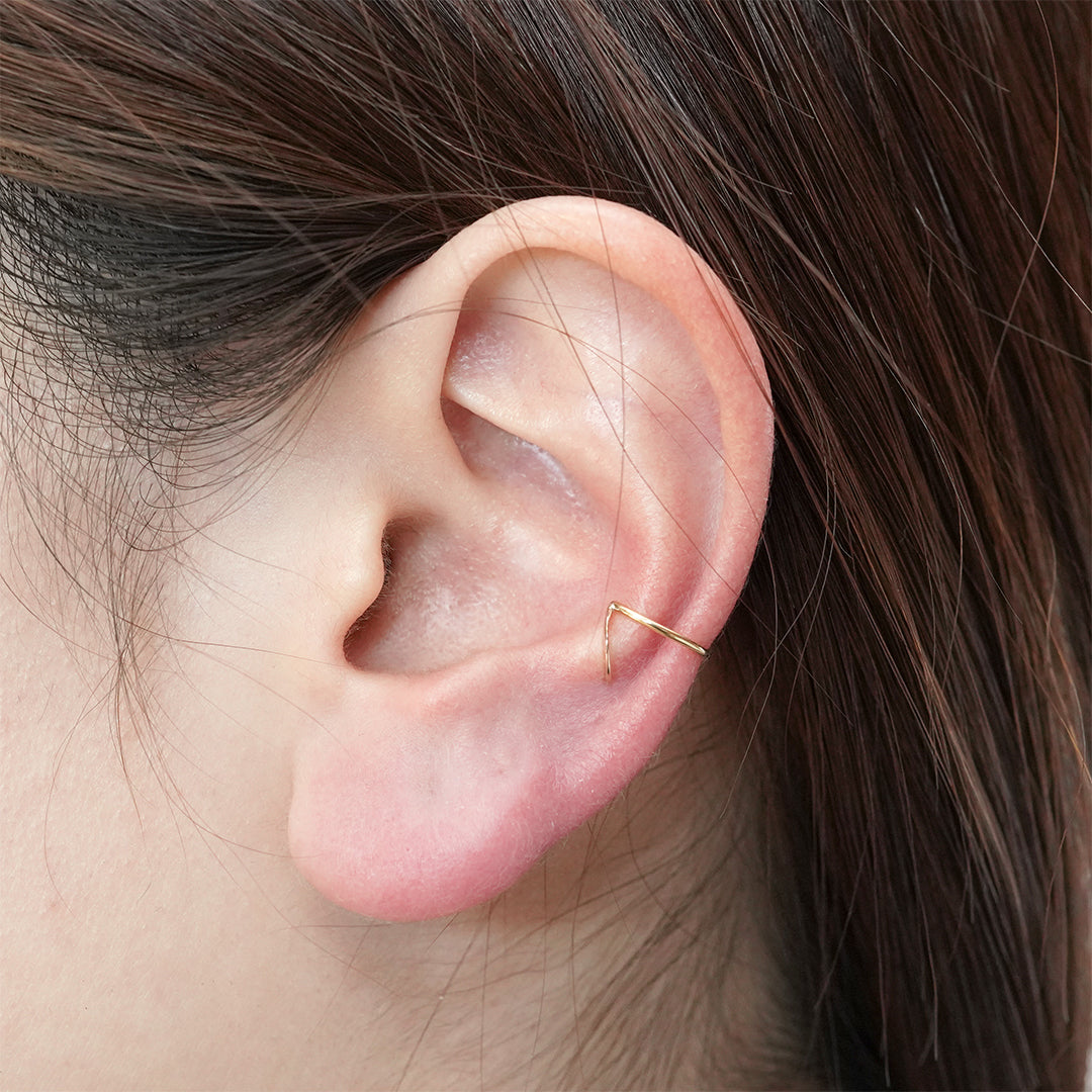 CRESCENT MOON EARCUFF