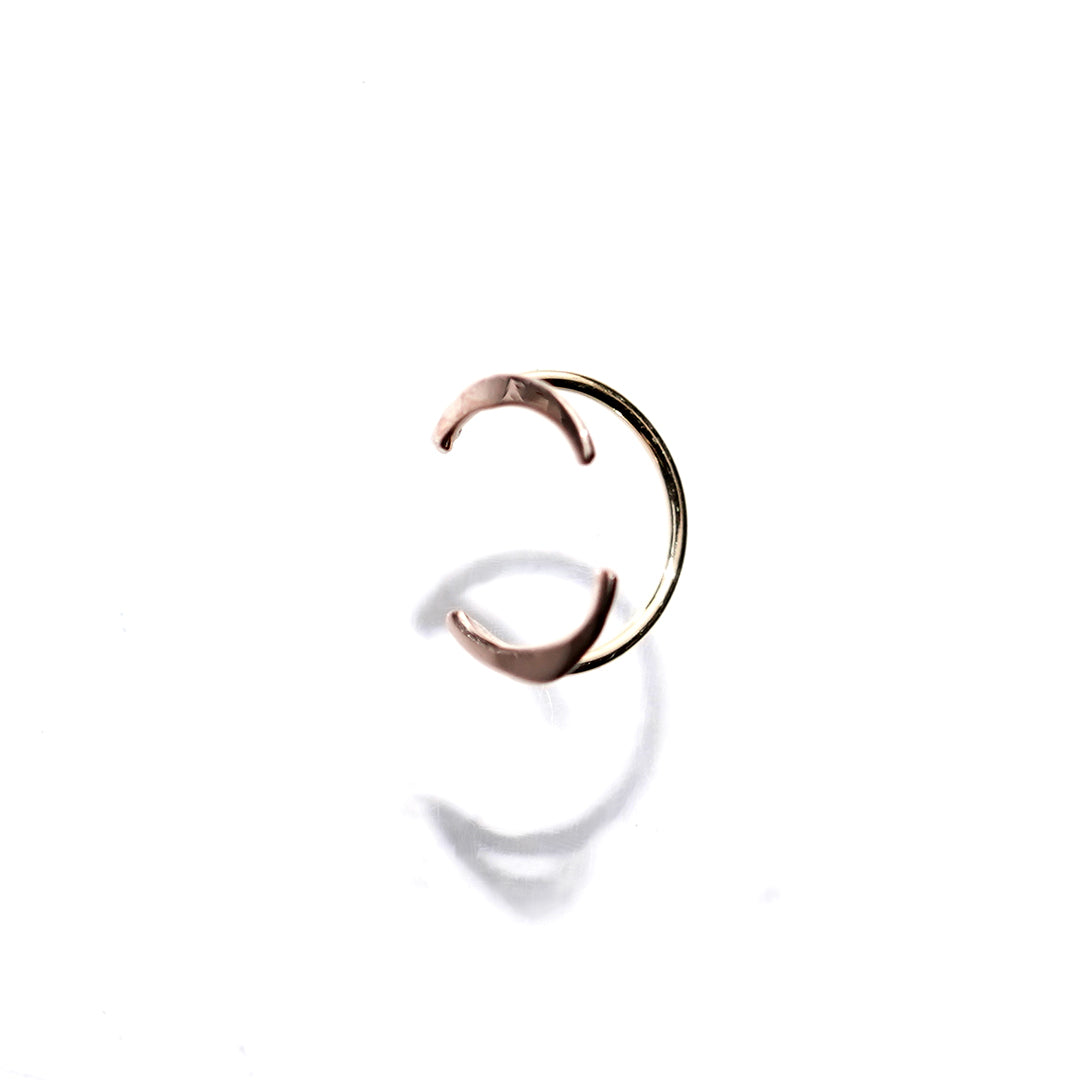 CRESCENT MOON EARCUFF