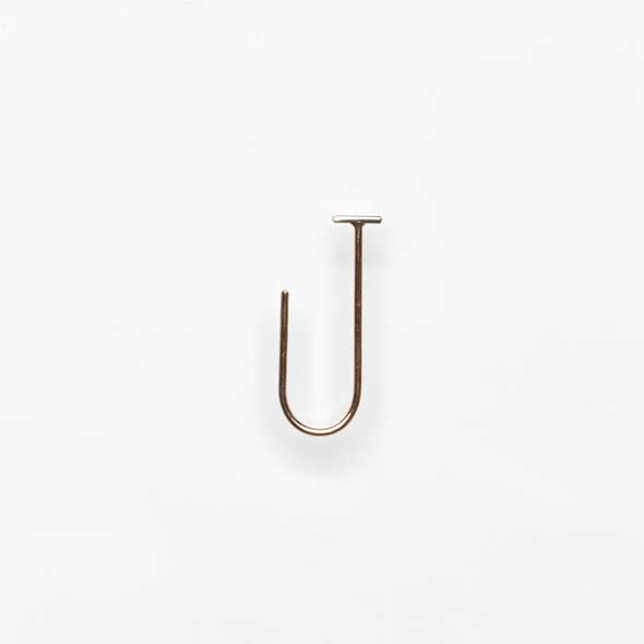 26 letters earring "J"