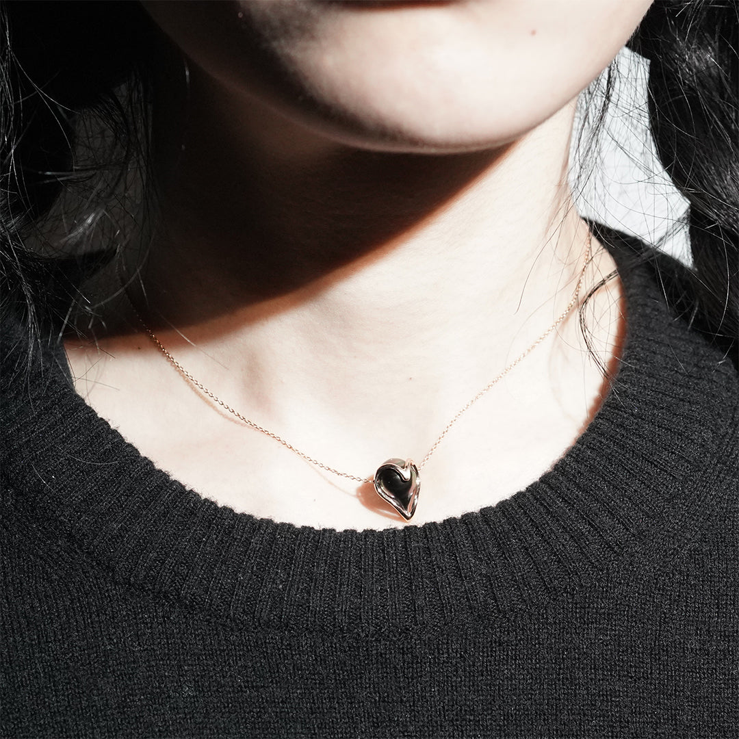 make heart necklace 01